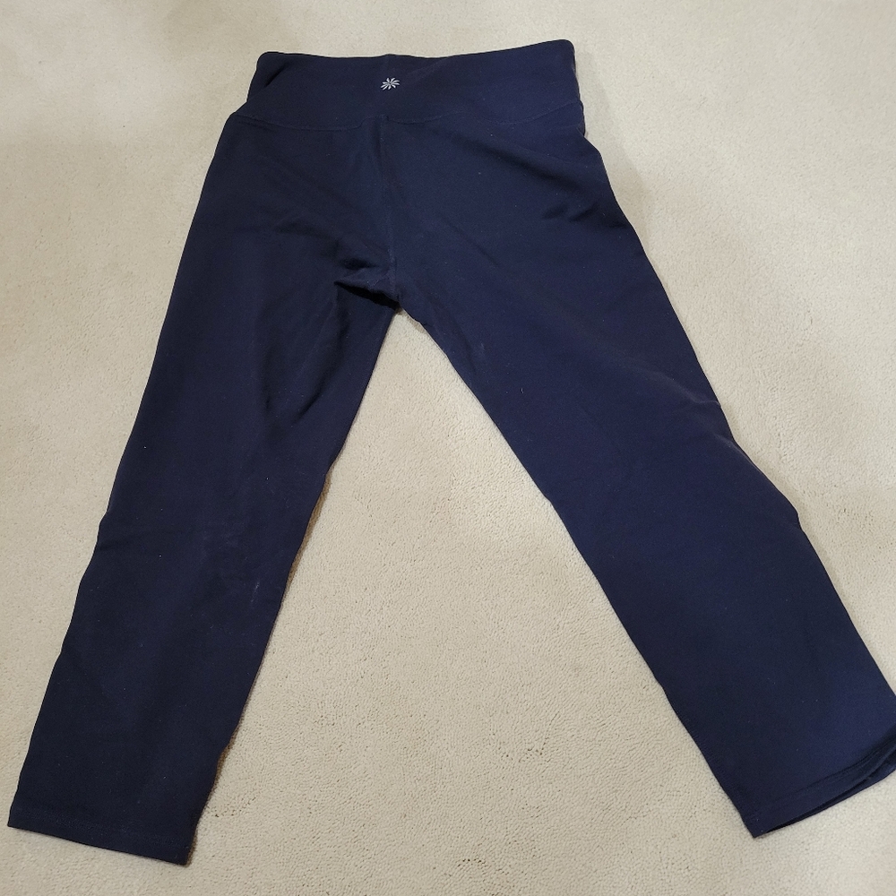 Athleta Navy Capri Leggings